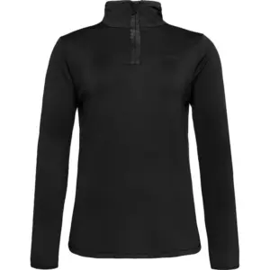 Protest Refabriz Fleece Met Halve Rits Zwart