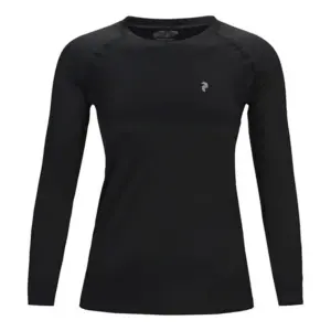 Peak Performance Spirit Crew Lange Mouwen Basislaag Zwart