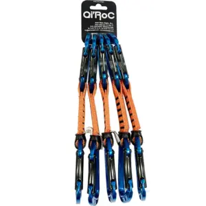 Qi´roc Elektra Poliamida Recto+curvo+exprés 16/25×110 Mm Quickdraw 5 Eenheden Grijs