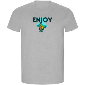 Kruskis Enjoy Eco T-shirt Met Korte Mouwen Grijs