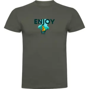 Kruskis Enjoy T-shirt Met Korte Mouwen Groen