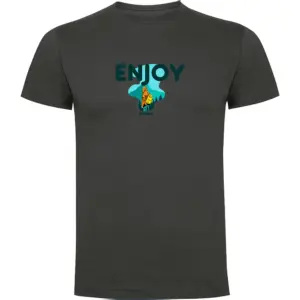 Kruskis Enjoy T-shirt Met Korte Mouwen Grijs