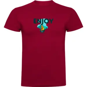 Kruskis Enjoy T-shirt Met Korte Mouwen Rood