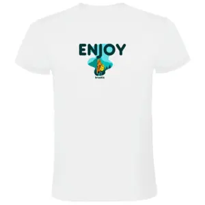 Kruskis Enjoy T-shirt Met Korte Mouwen Wit