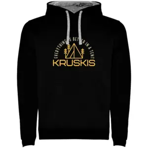 Kruskis Everything Is Better Bicolor Hoodie Zwart