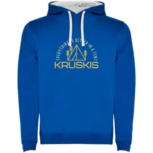 Kruskis Everything Is Better Bicolor Hoodie Blauw