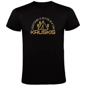 Kruskis Everything Is Better T-shirt Met Korte Mouwen Zwart