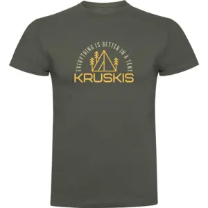 Kruskis Everything Is Better T-shirt Met Korte Mouwen Groen