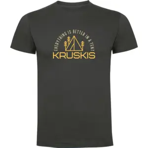 Kruskis Everything Is Better T-shirt Met Korte Mouwen Grijs