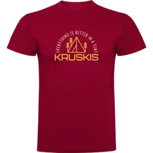Kruskis Everything Is Better T-shirt Met Korte Mouwen Rood