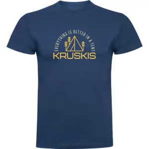 Kruskis Everything Is Better T-shirt Met Korte Mouwen Blauw