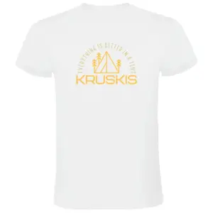 Kruskis Everything Is Better T-shirt Met Korte Mouwen Wit