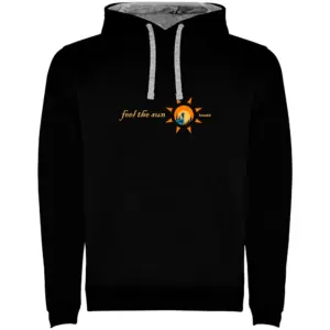 Kruskis Feel The Sun Bicolor Hoodie Zwart