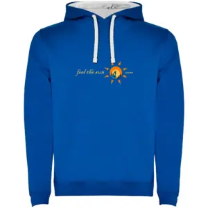 Kruskis Feel The Sun Bicolor Hoodie Blauw