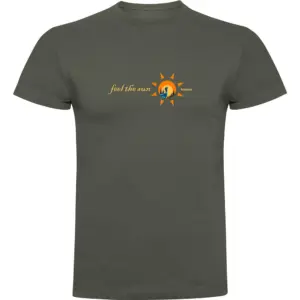 Kruskis Feel The Sun T-shirt Met Korte Mouwen Groen