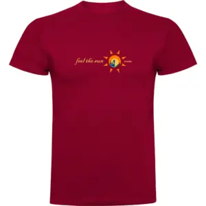 Kruskis Feel The Sun T-shirt Met Korte Mouwen Rood