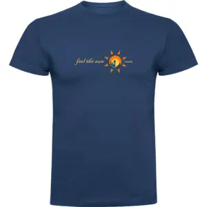 Kruskis Feel The Sun T-shirt Met Korte Mouwen Blauw