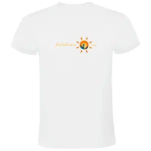 Kruskis Feel The Sun T-shirt Met Korte Mouwen Wit