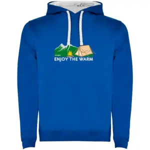 Kruskis The Warm Bicolor Hoodie Blauw