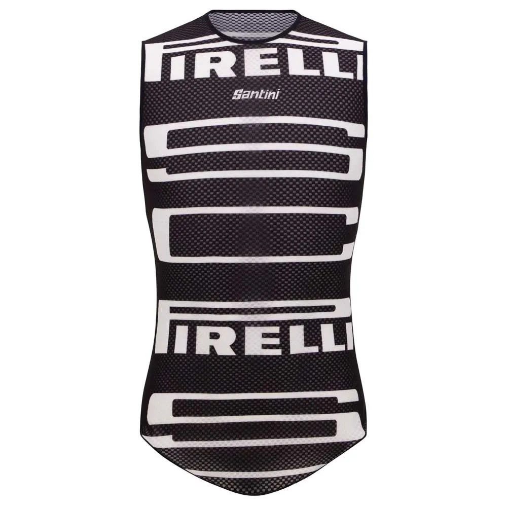 Santini Pirelli Mouwloos Basislaag Print