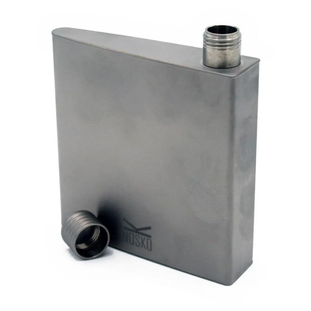 Nosko Titanium Gr5-fles 178ml Zilver