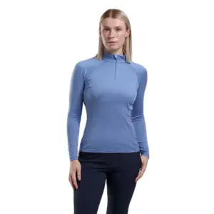 Montane Dart Half Zip T-shirt Met Lange Mouwen Cornflower