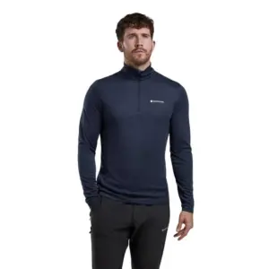 Montane Dart Half Zip T-shirt Met Lange Mouwen Blauw