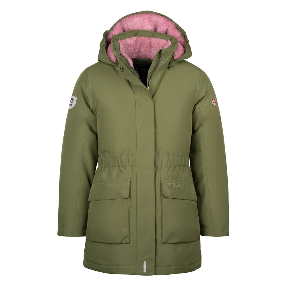 Trollkids Alesund Coat Jas Olijf