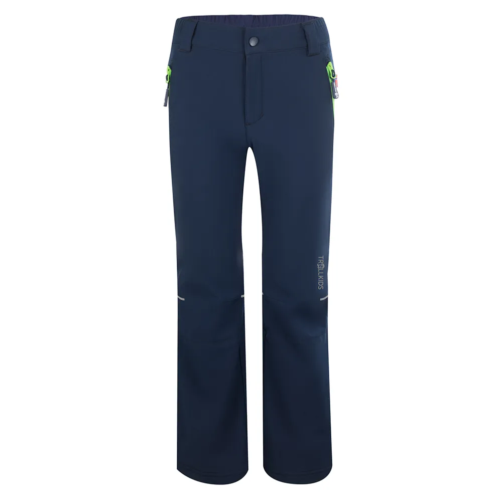 Trollkids Hemsedal Softshell Broek Marineblauw