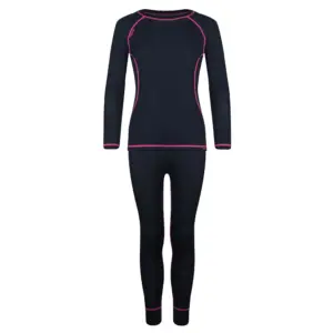 Trollkids Merino Lange Mouwen Basislaagset Antraciet