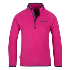 Trollkids Nordland Fleece Met Halve Rits Marineblauw