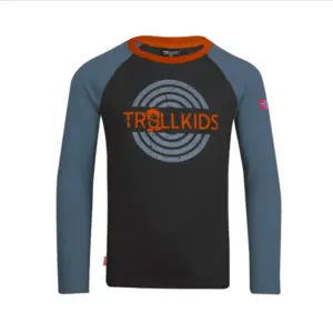 Trollkids Preikestolen T-shirt Met Lange Mouwen Zwart