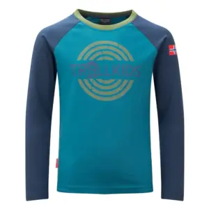 Trollkids Preikestolen T-shirt Met Lange Mouwen Blauw