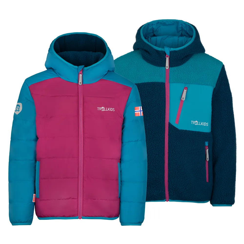 Trollkids Sandvika Turnover Jas Turquoise