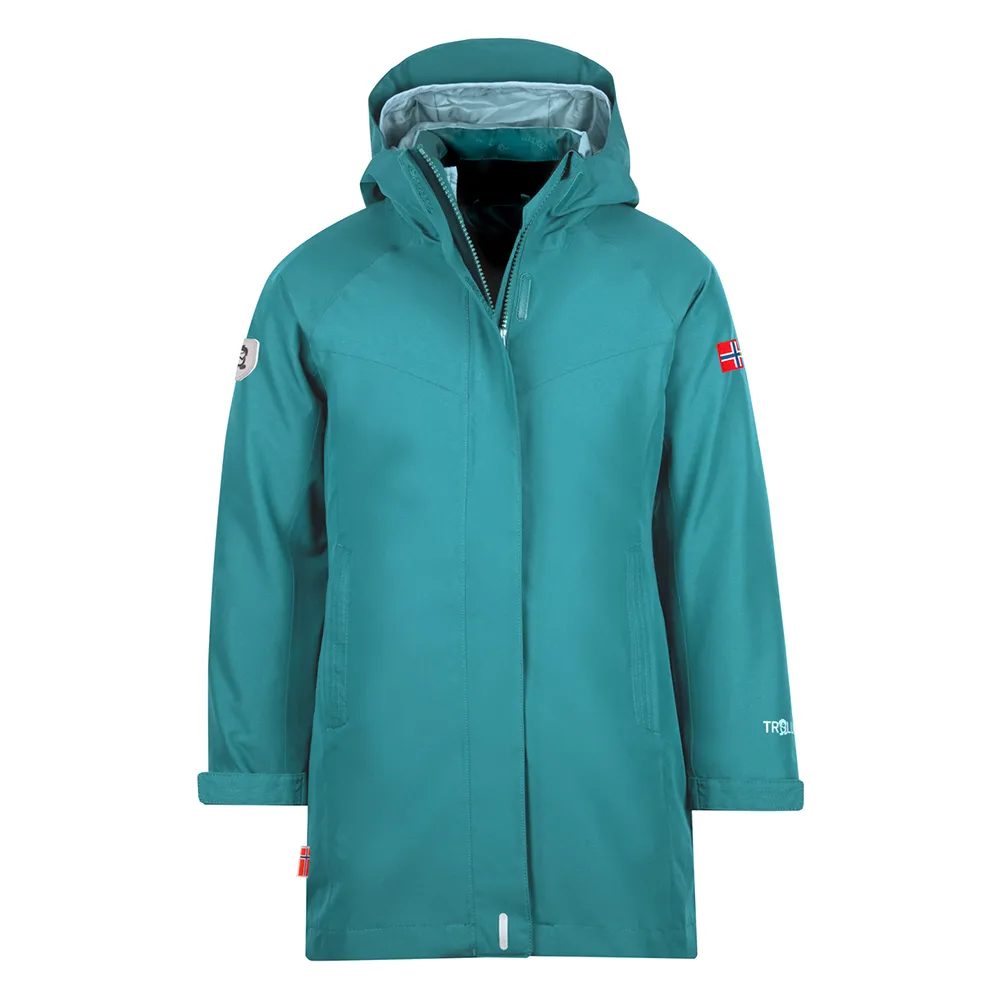 Trollkids Senja Coat Jas Groen