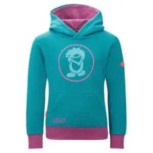 Trollkids Troll Hoodie Turquoise