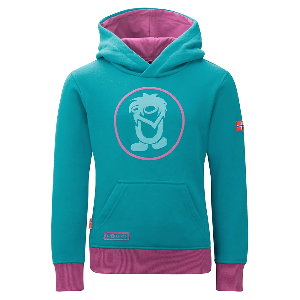 Trollkids Troll Hoodie Turquoise