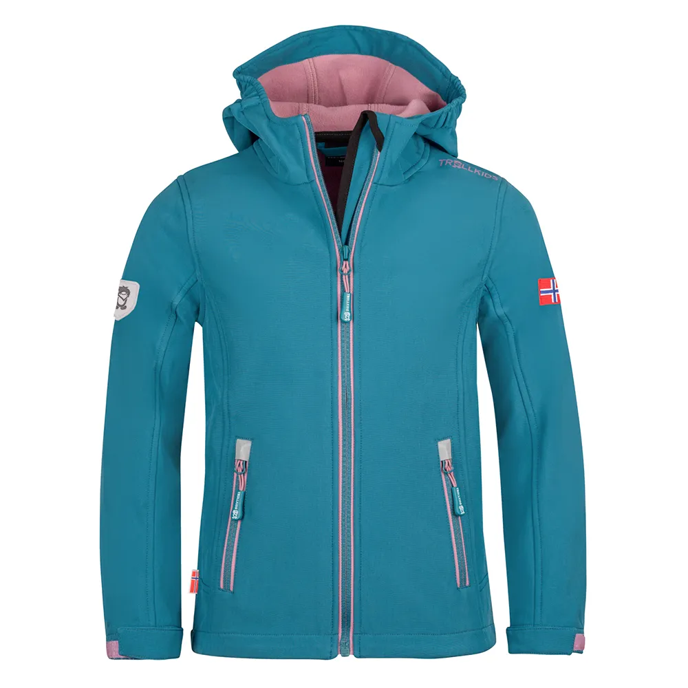 Trollkids Trollfjord Softshelljack Turquoise