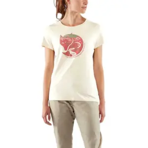 Fjällräven Arctic Fox T-shirt Met Korte Mouwen Wit