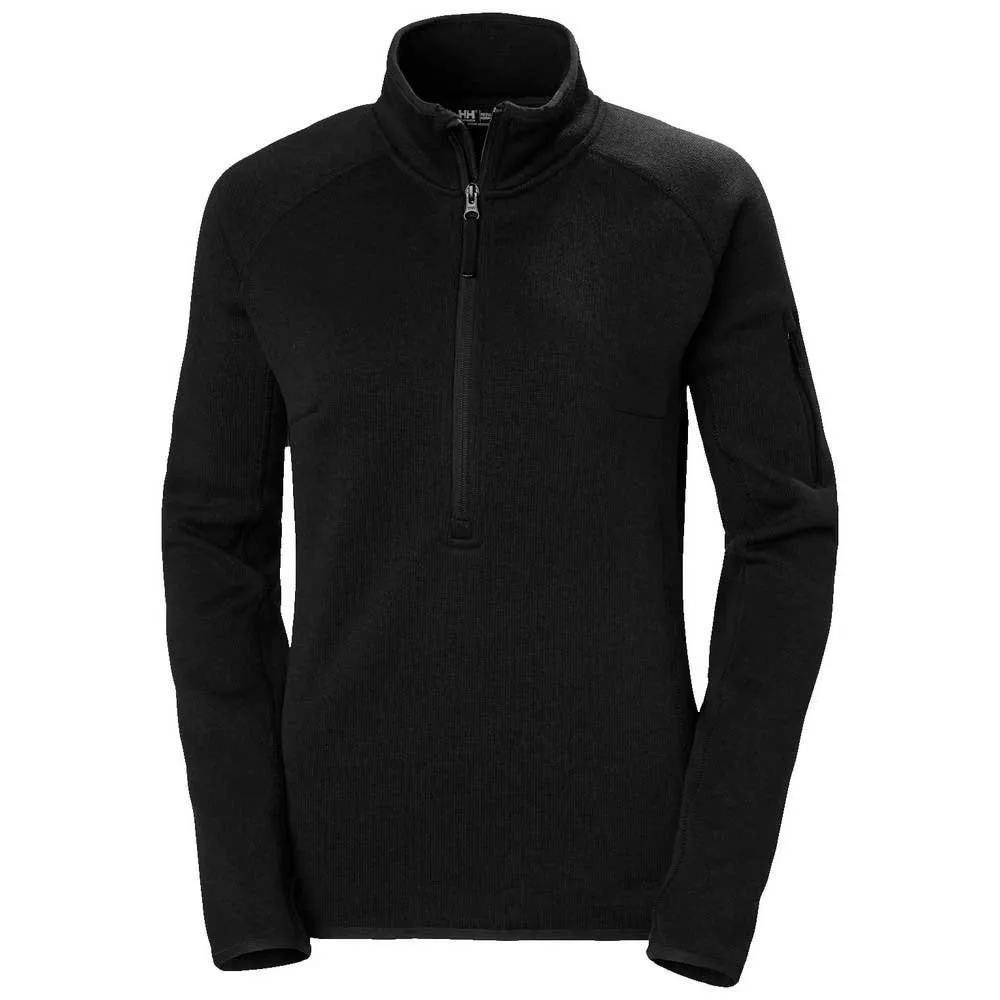 Helly Hansen Varde Fleece Met Halve Rits Zwart