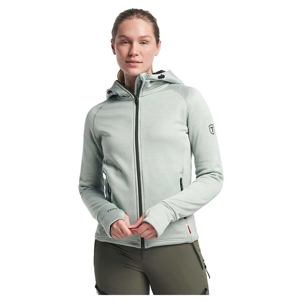 Tenson Txlite Sweatshirt Met Rits Grijs