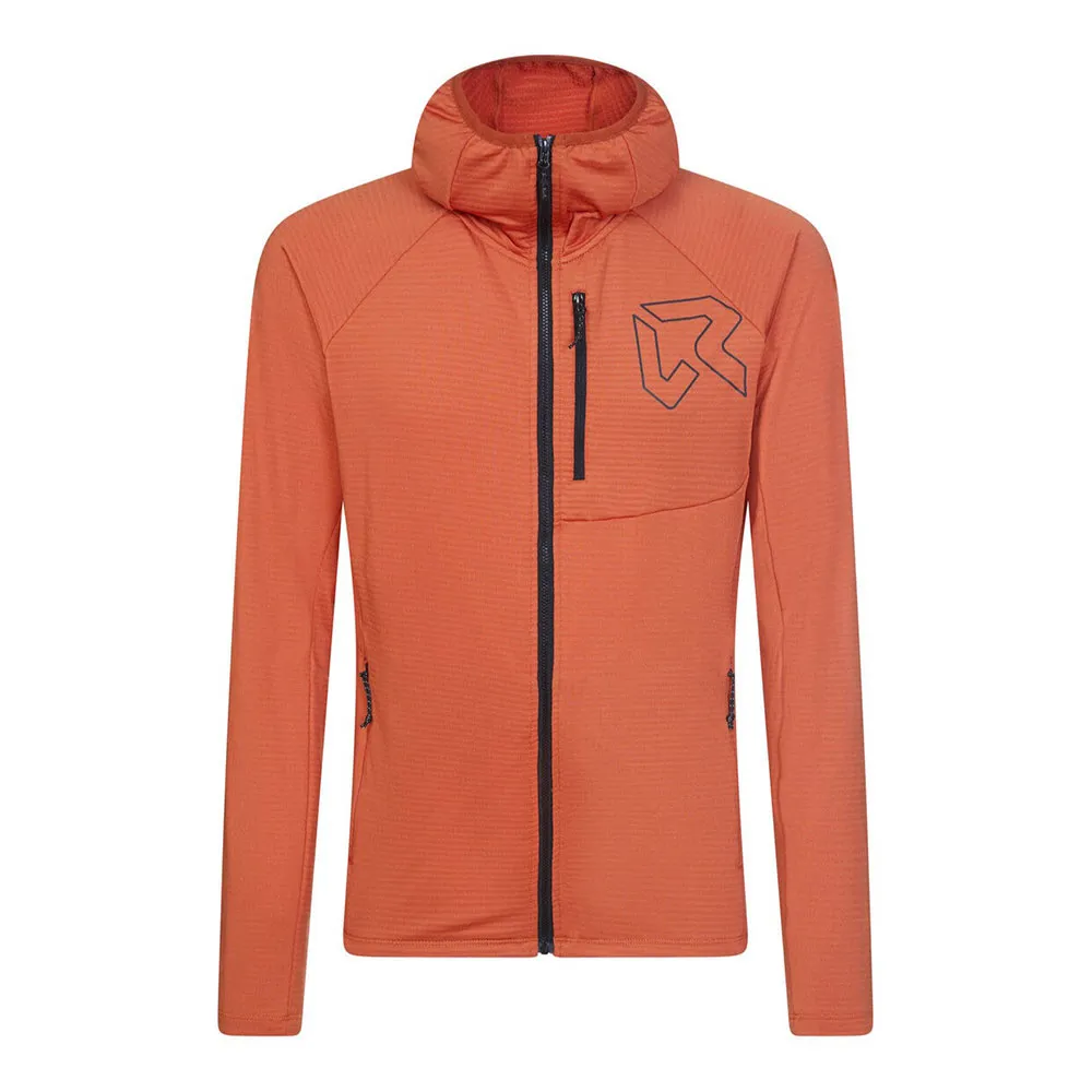 Rock Experience Arrows Fleece Met Kap Rust / Caviar