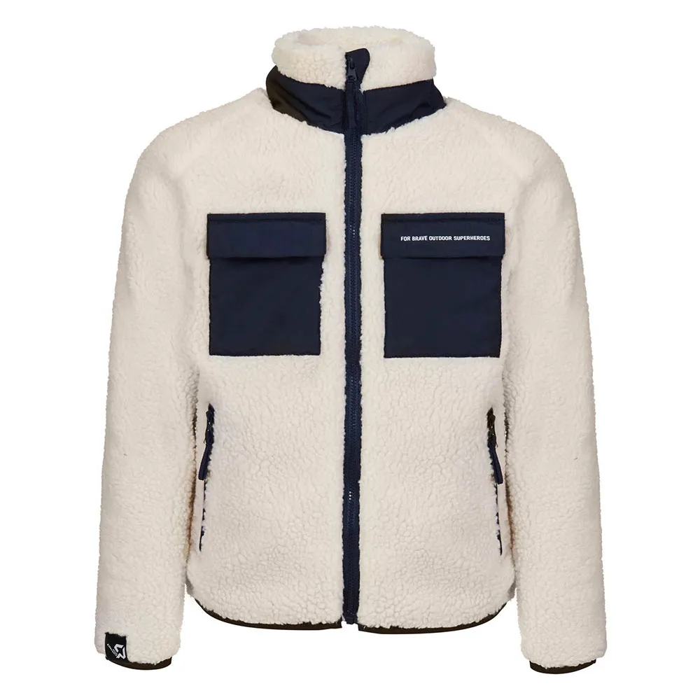 Rock Experience Ferriston Mock Neck Fleece Blauw