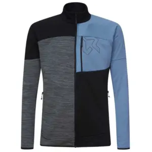 Rock Experience Kobra Mock Neck Fleece Met Volledige Rits Grijs