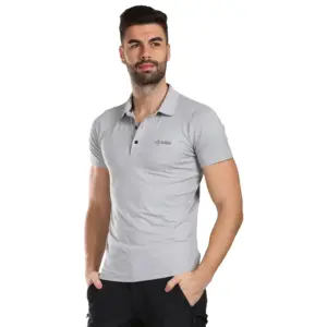 Kilpi Givry Korte Mouw Poloshirt Grijs