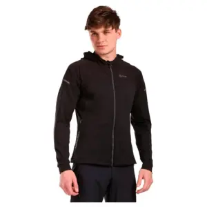 Kilpi Memphis Fleece Met Volledige Rits Zwart