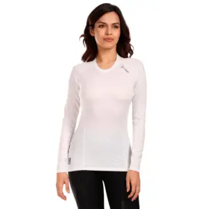 Kilpi Spoleto T-shirt Met Lange Mouwen Wit