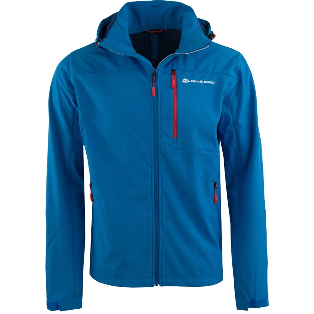 Alpine Pro Deraf Softshelljack Blauw
