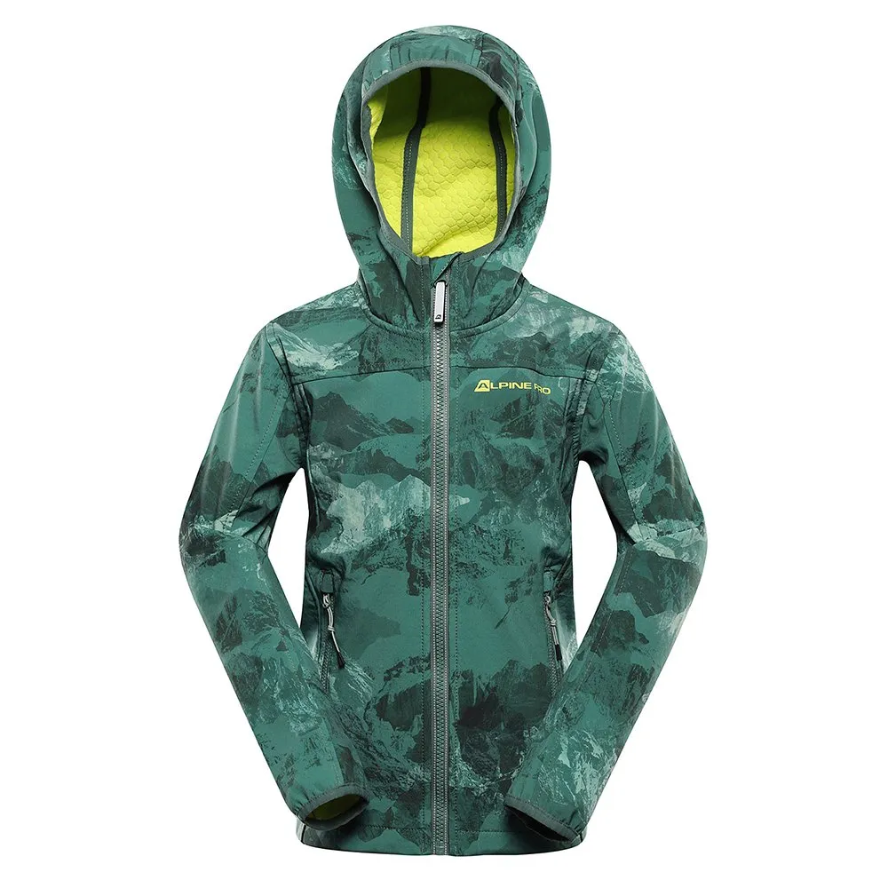 Alpine Pro Hooro Softshelljack Groen