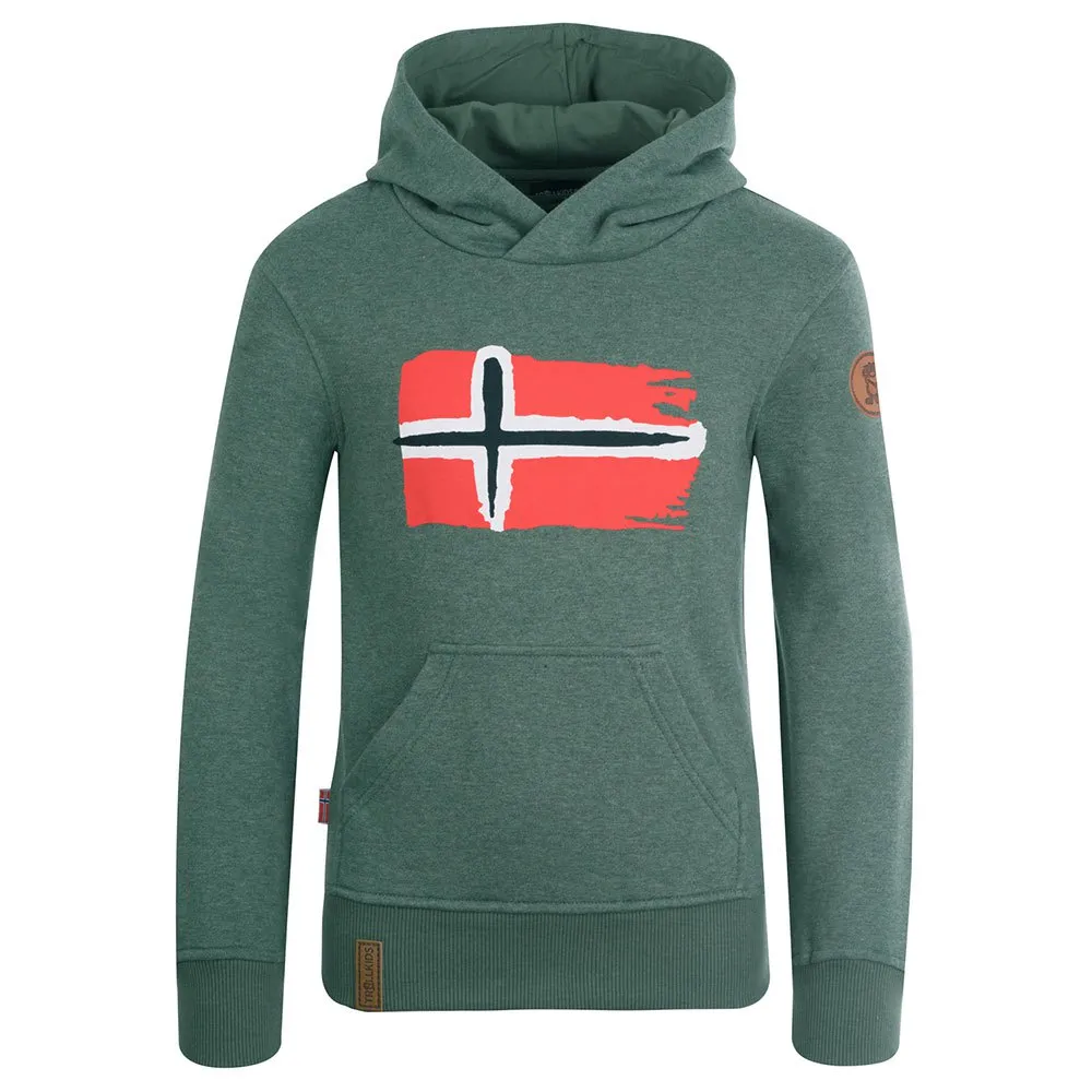 Trollkids Trondheim Hoodie Groen
